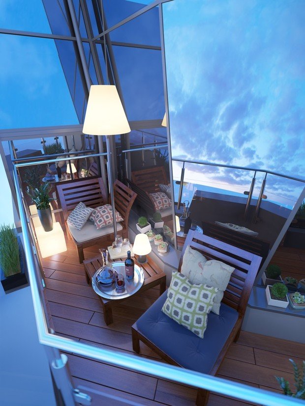 Фотография: Балкон в стиле Современный, Лофт, Россия, LUNITA, Белый, Проект недели, Черный, Красный, Серый, Санкт-Петербург, SLV, ИКЕА, Derufa, Cosmorelax, Elementum, Frotelli, Hangsgrohe, Donolux, Студия дизайна интерьера «Павел Полынов» – фото на INMYROOM