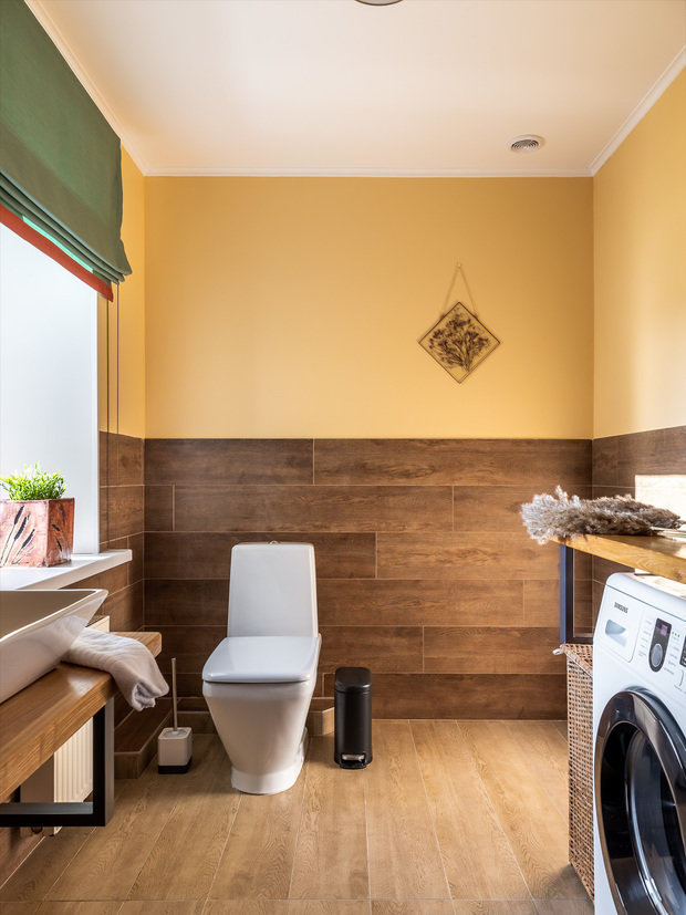 Фотография: Ванная в стиле Прованс и Кантри, Современный, Дом, Проект недели, Дача, Дом и дача, 4 и больше, Более 90 метров, Самарская область, Ольга Бикбова – фото на INMYROOM