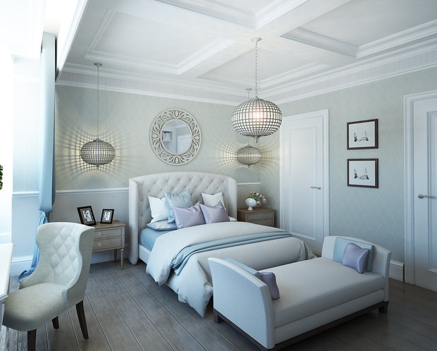 Фото из портфолио Лиловые мечты – фотографии дизайна интерьеров на INMYROOM