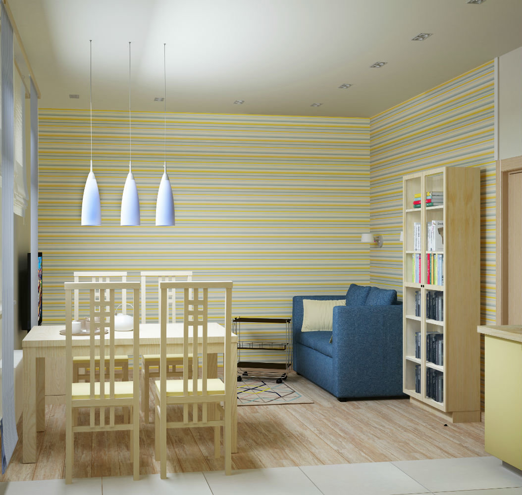 Фото из портфолио Проект квартиры "Солнечный" – фотографии дизайна интерьеров на INMYROOM Фото из портфолио Проект квартиры "Солнечный" – фотографии дизайна интерьеров на INMYROOM