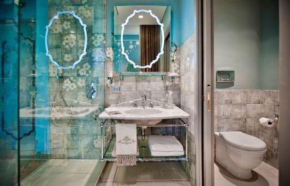 Фотография: Ванная в стиле Восточный, Дома и квартиры, Городские места, Отель, Модерн, Милан, Замок – фото на INMYROOM