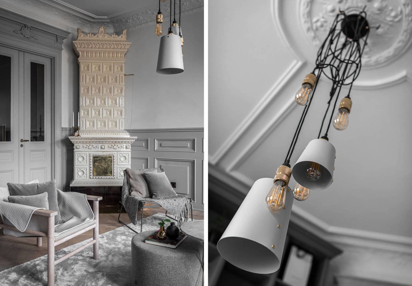 Фотография: в стиле , Классический, Скандинавский, Декор интерьера, Швеция, Бежевый, Стокгольм, Серый, 3 комнаты, 60-90 метров – фото на INMYROOM