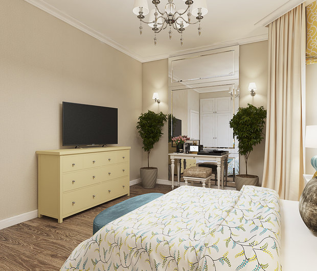 Фотография: Спальня в стиле Прованс и Кантри, Классический, Современный, Дом, Проект недели, интерьер кабинета, кухня-гостиная дизайн, Челябинск, Валерия Стенникова, Insomnia, американский стиль – фото на INMYROOM