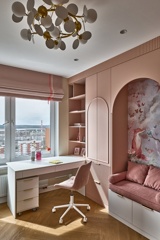 Фотография: Детская в стиле Современный, Квартира, Проект дня, Екатеринбург, 4 и больше, 60-90 метров, Affdesign – фото на INMYROOM