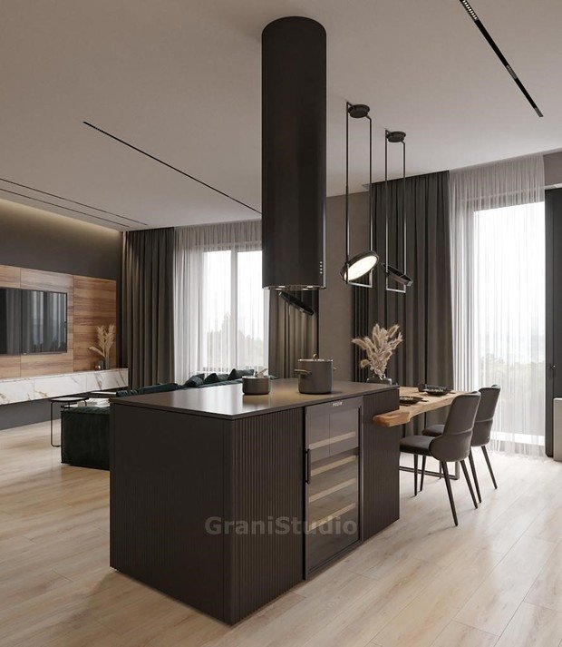 Фото из портфолио Графит – фотографии дизайна интерьеров на INMYROOM