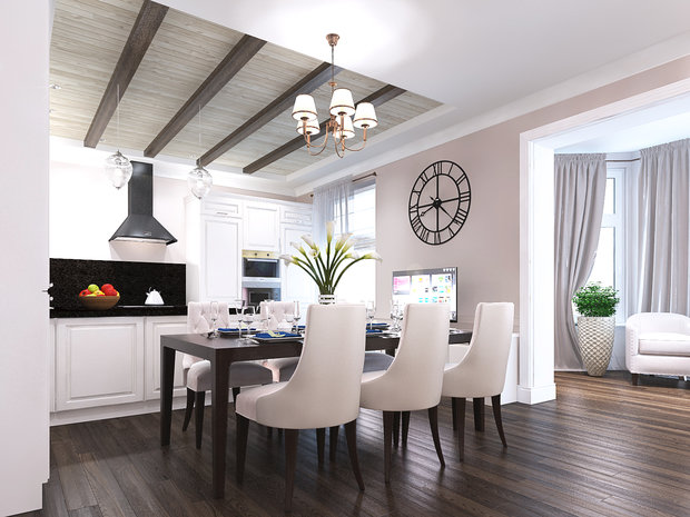 Фото из портфолио Частный дом 199м2 – фотографии дизайна интерьеров на INMYROOM