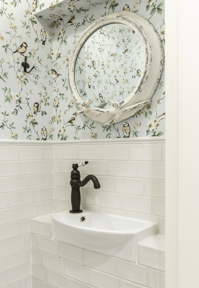 Фотография: Ванная в стиле Прованс и Кантри, Квартира, Проект недели, Москва, 3 комнаты, 60-90 метров – фото на INMYROOM Фотография: Ванная в стиле Прованс и Кантри, Квартира, Проект недели, Москва, 3 комнаты, 60-90 метров – фото на INMYROOM