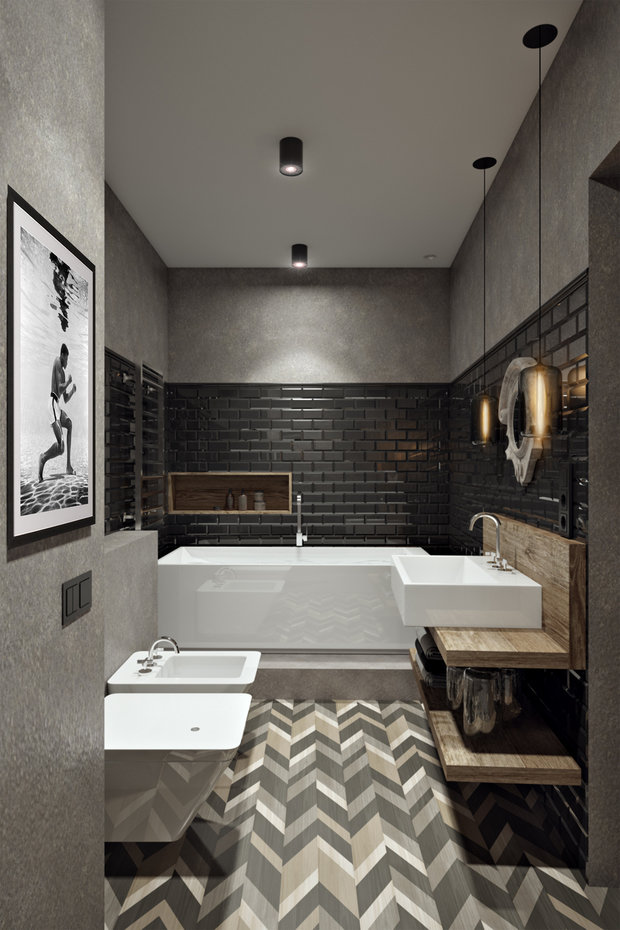Фото из портфолио LOFT жкМосфильмовский – фотографии дизайна интерьеров на INMYROOM