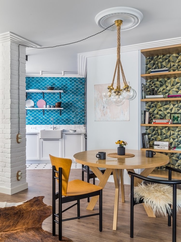 Фотография: Кухня и столовая в стиле Скандинавский, Современный, Квартира, Проект недели, 3 комнаты, 60-90 метров, Саратов, Quadrum, ПРЕМИЯ INMYROOM – фото на INMYROOM Фотография: Кухня и столовая в стиле Скандинавский, Современный, Квартира, Проект недели, 3 комнаты, 60-90 метров, Саратов, Quadrum, ПРЕМИЯ INMYROOM – фото на INMYROOM