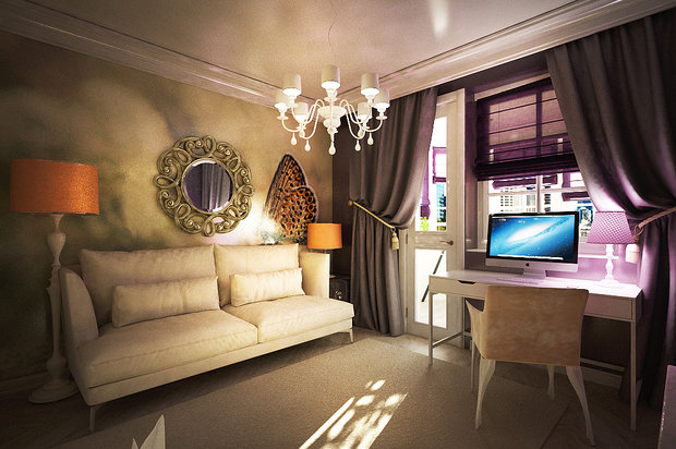 Фото из портфолио Квартира для молодой пары – фотографии дизайна интерьеров на INMYROOM