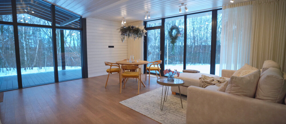 Фотография: в стиле , Дом, Интерьер комнат, Дизайн интерьера, Переделка, Москва, интерьер дома, как обустроить загородный дом, мансарда в загородном доме, маленький загородный дом, загородный дом, Ирина Безрукова, Звездный дом, дом с баней, дом с панорамными окнами – фото на INMYROOM