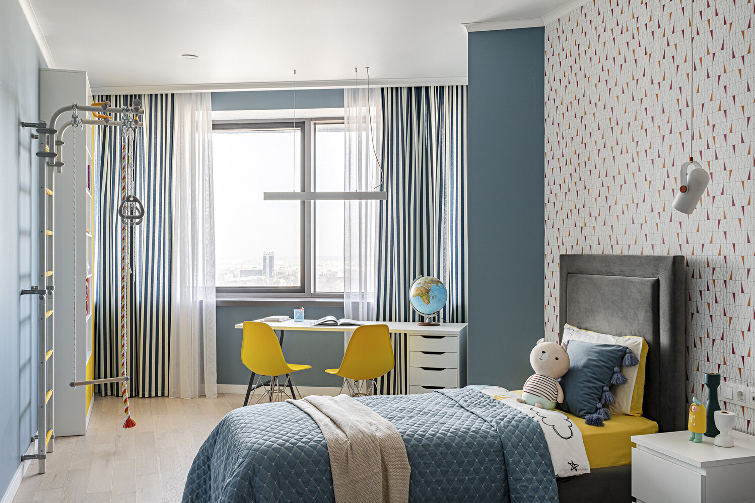 Фотография: Детская в стиле Современный, Квартира, Проект недели, Казань, 4 и больше, Более 90 метров, Averinastudio, Ксения Аверина – фото на INMYROOM