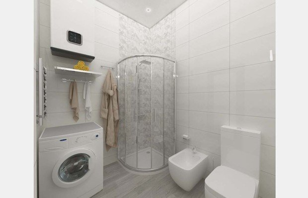Фото из портфолио Дизайн квартиры-студии – фотографии дизайна интерьеров на INMYROOM