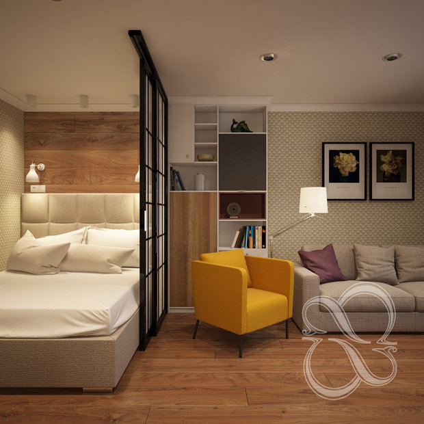 Фото из портфолио Проект: Micro Yellow Life – фотографии дизайна интерьеров на INMYROOM