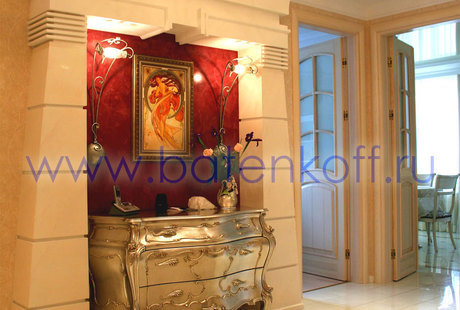 Дизайн прихожей, спальни, кабинета по ул Братьев Быковых 