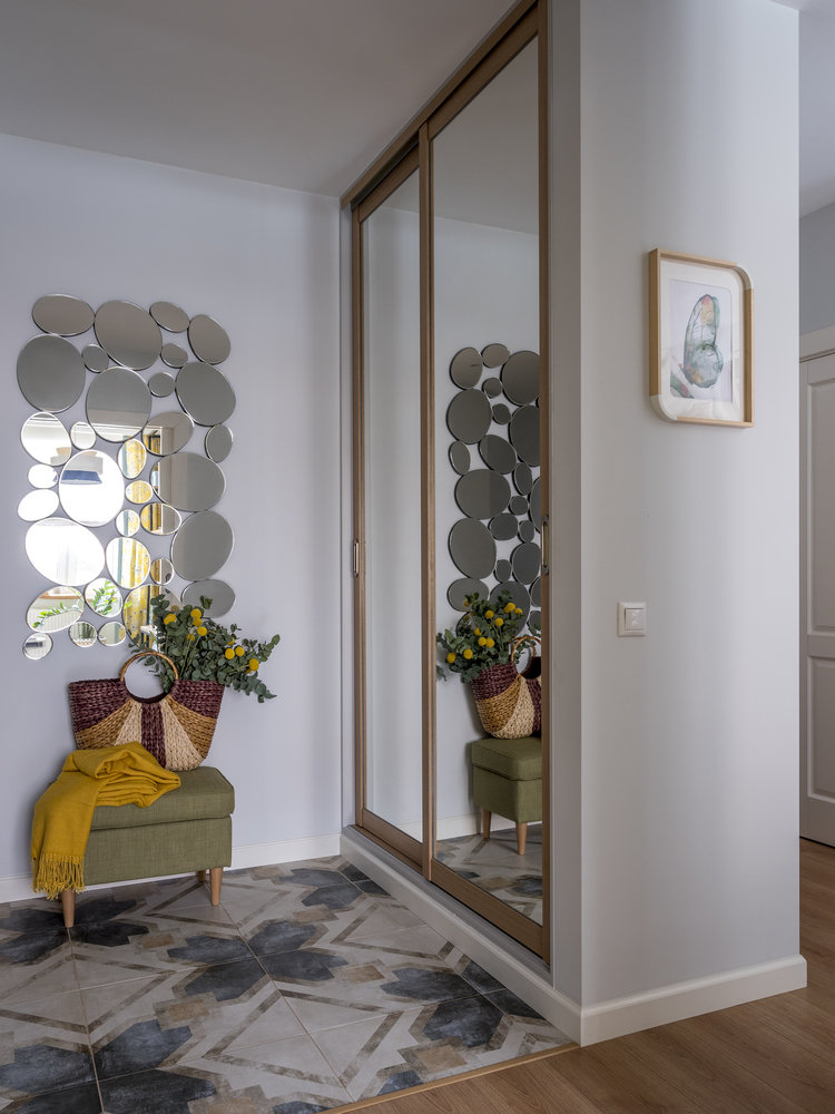 Фотография: Прихожая в стиле Скандинавский, Современный, Эко, Эклектика, Квартира, Проект дня, Химки, ЖК «Город Набережных», 4 и больше, 60-90 метров, Катя Чистова – фото на INMYROOM Фотография: Прихожая в стиле Скандинавский, Современный, Эко, Эклектика, Квартира, Проект дня, Химки, ЖК «Город Набережных», 4 и больше, 60-90 метров, Катя Чистова – фото на INMYROOM