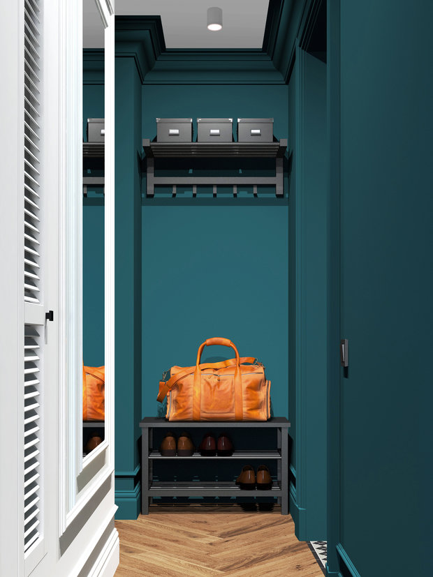 Фотография: Прихожая в стиле Скандинавский, Современный, Квартира, Проект недели, Санкт-Петербург, Кирпичный дом, 3 комнаты, 40-60 метров, Bobo.space – фото на INMYROOM