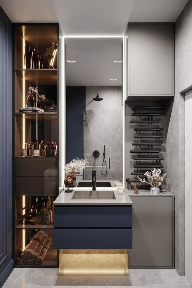 Фото из портфолио Современная классика с элементами ар-деко в квартире на Краснопутиловской – фотографии дизайна интерьеров на INMYROOM