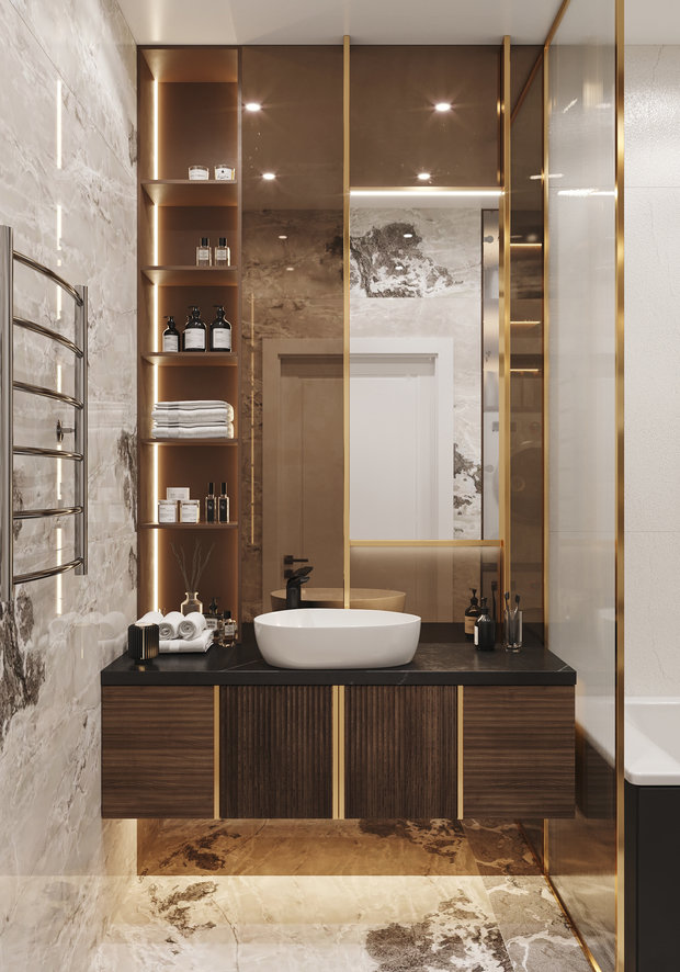 Фото из портфолио ЖК Триколор – фотографии дизайна интерьеров на INMYROOM