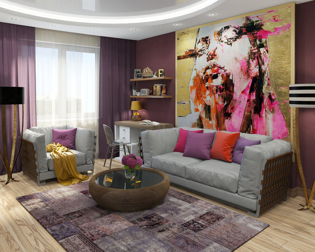 Фото из портфолио Черничный взрыв!!! – фотографии дизайна интерьеров на INMYROOM