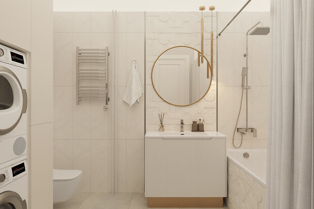 Фото из портфолио Коммунарка, ЖК Эдальго 54м – фотографии дизайна интерьеров на INMYROOM