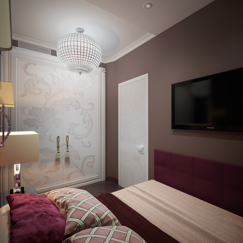 Фото из портфолио спальня марсала, в винном цвете – фотографии дизайна интерьеров на INMYROOM Фото из портфолио спальня марсала, в винном цвете – фотографии дизайна интерьеров на INMYROOM