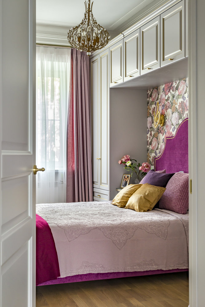 Фотография: Спальня в стиле Классический, Современный, Квартира, Проект недели, Москва, Кирпичный дом, 4 и больше, 60-90 метров, Юлия Левина – фото на INMYROOM Фотография: Спальня в стиле Классический, Современный, Квартира, Проект недели, Москва, Кирпичный дом, 4 и больше, 60-90 метров, Юлия Левина – фото на INMYROOM