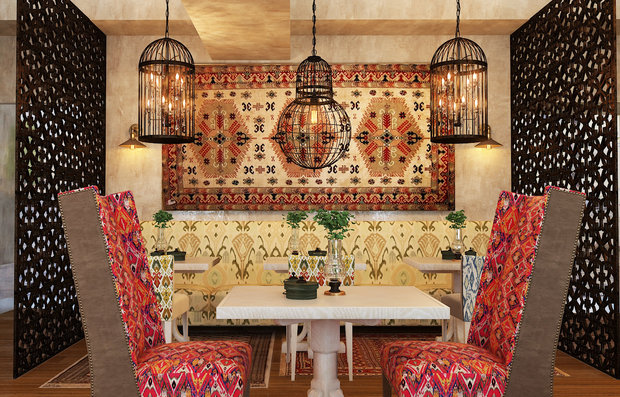 Фото из портфолио Ресторан восточной кухни – фотографии дизайна интерьеров на INMYROOM