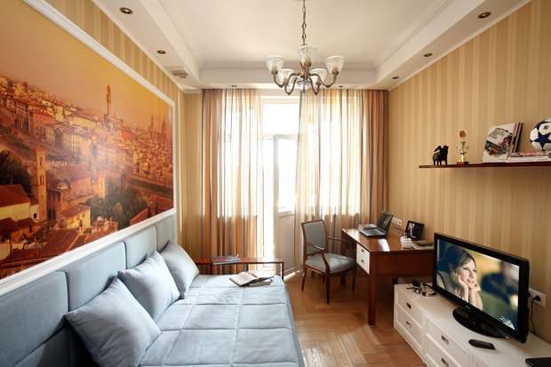 Фото из портфолио Классический интерьер трёхкомнатной квартиры 126 кв. м – фотографии дизайна интерьеров на INMYROOM