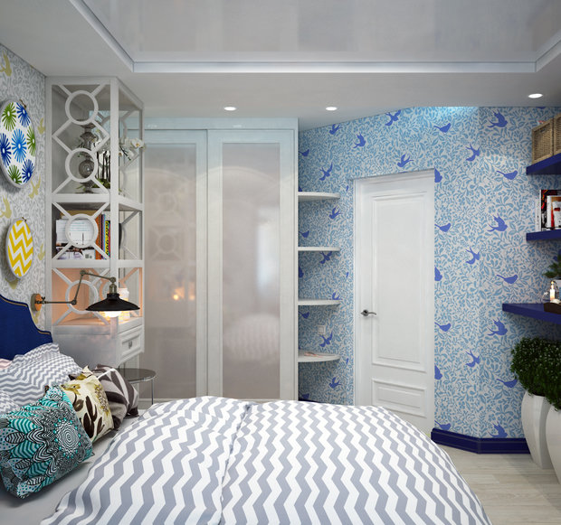 Фото из портфолио Спальня девушки – фотографии дизайна интерьеров на INMYROOM