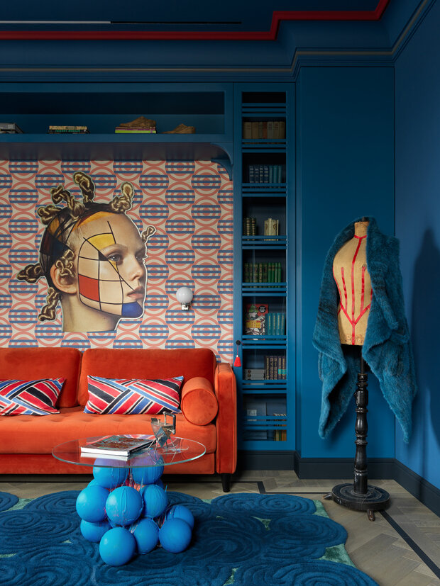 Фотография: Гостиная в стиле Современный, Эклектика, Квартира, Проект недели, Москва, 3 комнаты, Более 90 метров, #эксклюзивныепроекты, Only Design, Ольга Седова, Прохор Машуков – фото на INMYROOM