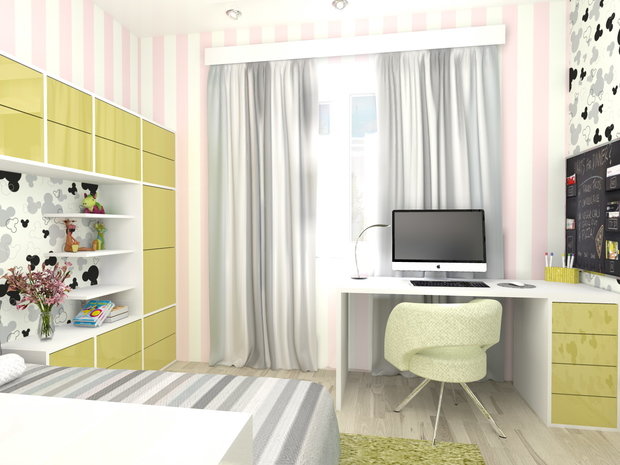 Фото из портфолио Цветовые варианты для детской – фотографии дизайна интерьеров на INMYROOM