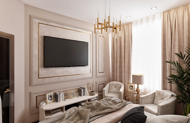 Фото из портфолио ЖК Серебряный бор 60м.кв – фотографии дизайна интерьеров на INMYROOM