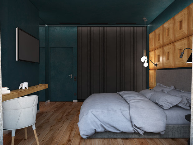 Фото из портфолио В темных тонах – фотографии дизайна интерьеров на INMYROOM