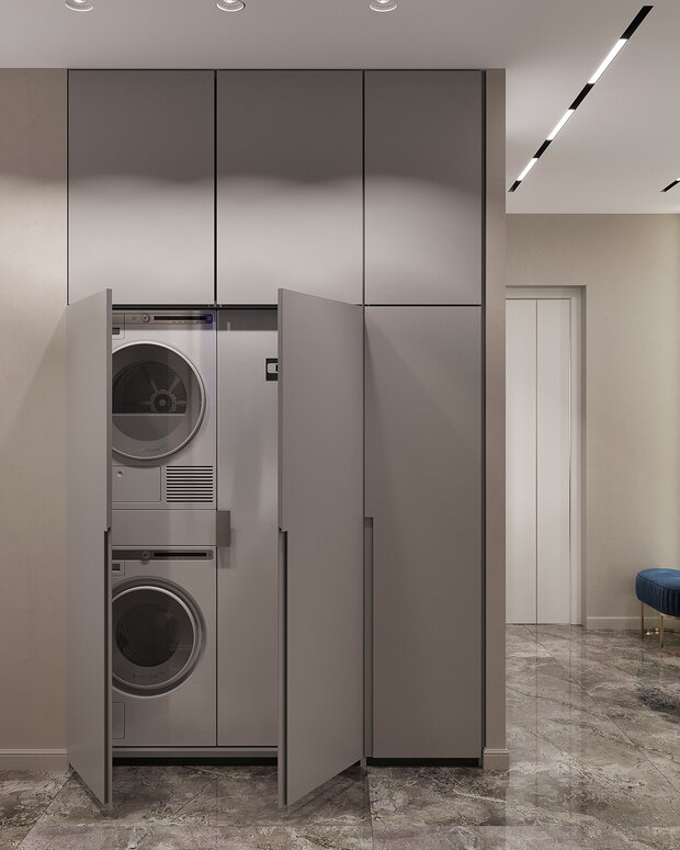 Фото из портфолио Дизайн интерьера квартиры в ЖК «Событие» в современном стиле – фотографии дизайна интерьеров на INMYROOM