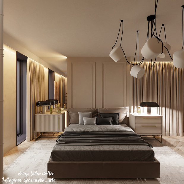Фото из портфолио Спальни. – фотографии дизайна интерьеров на INMYROOM