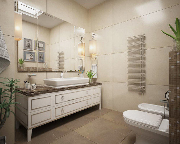 Фото из портфолио Квартира на набережной Яузы, 120 м2 – фотографии дизайна интерьеров на INMYROOM