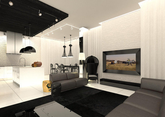 Фотография: Гостиная в стиле Лофт, Индустрия, События, Галерея Neuhaus – фото на INMYROOM