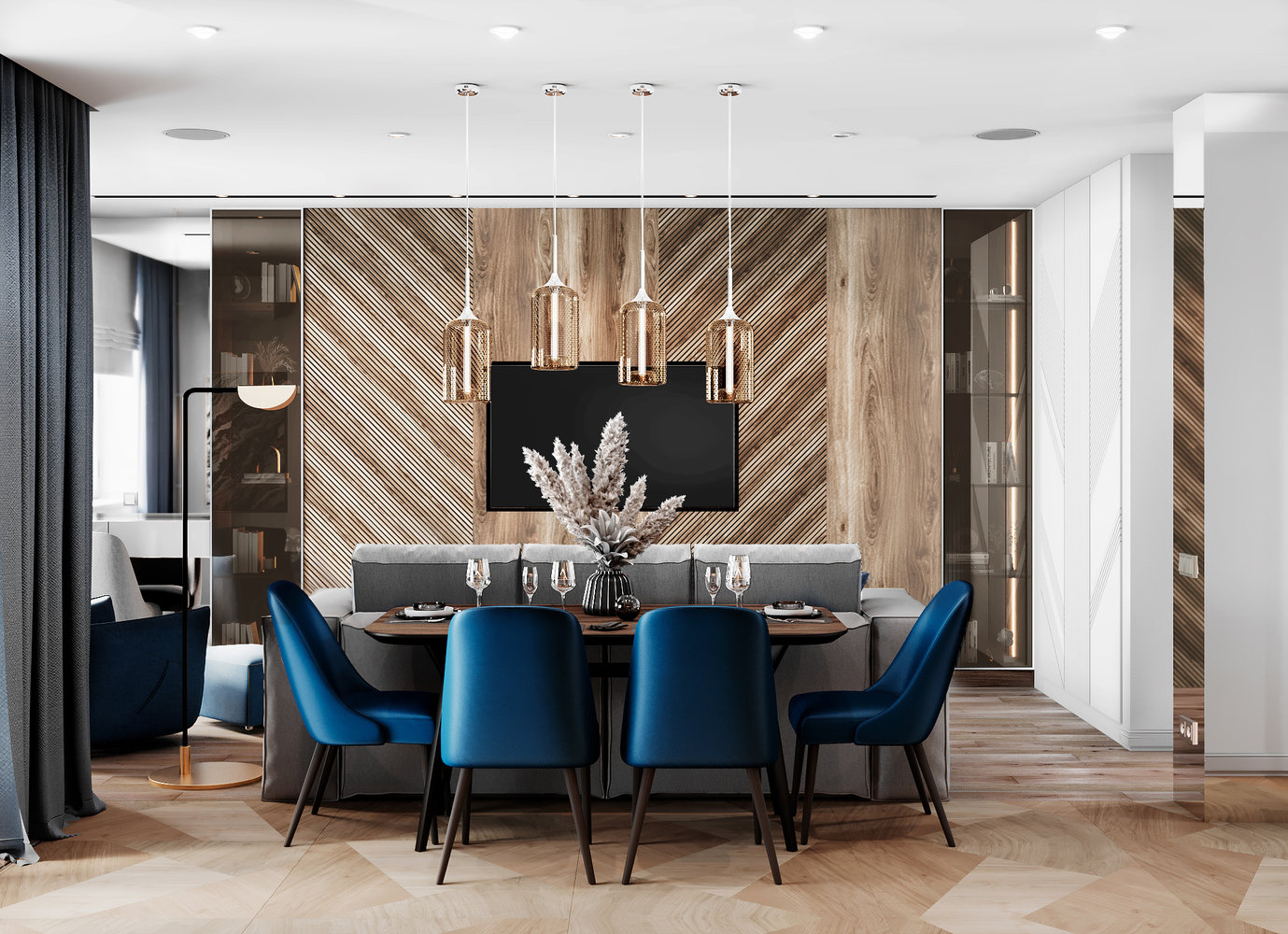 Фотография: Кухня и столовая в стиле Современный, Квартира, Проект дня, 3 комнаты, Более 90 метров, Люберцы, Александра Гартке – фото на INMYROOM