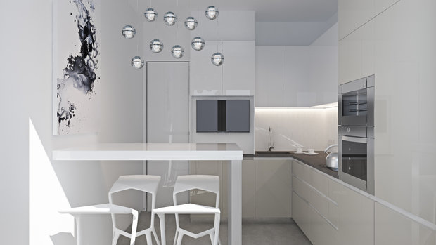 Фото из портфолио Квартира на Кантемировской. Москва. – фотографии дизайна интерьеров на INMYROOM