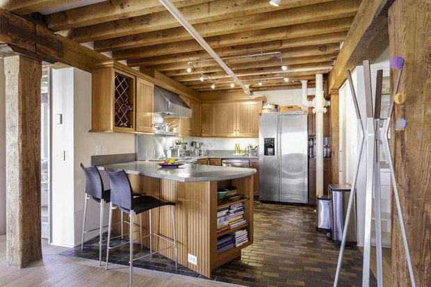 Фотография: Кухня и столовая в стиле Прованс и Кантри, Современный, Квартира, Дома и квартиры – фото на INMYROOM