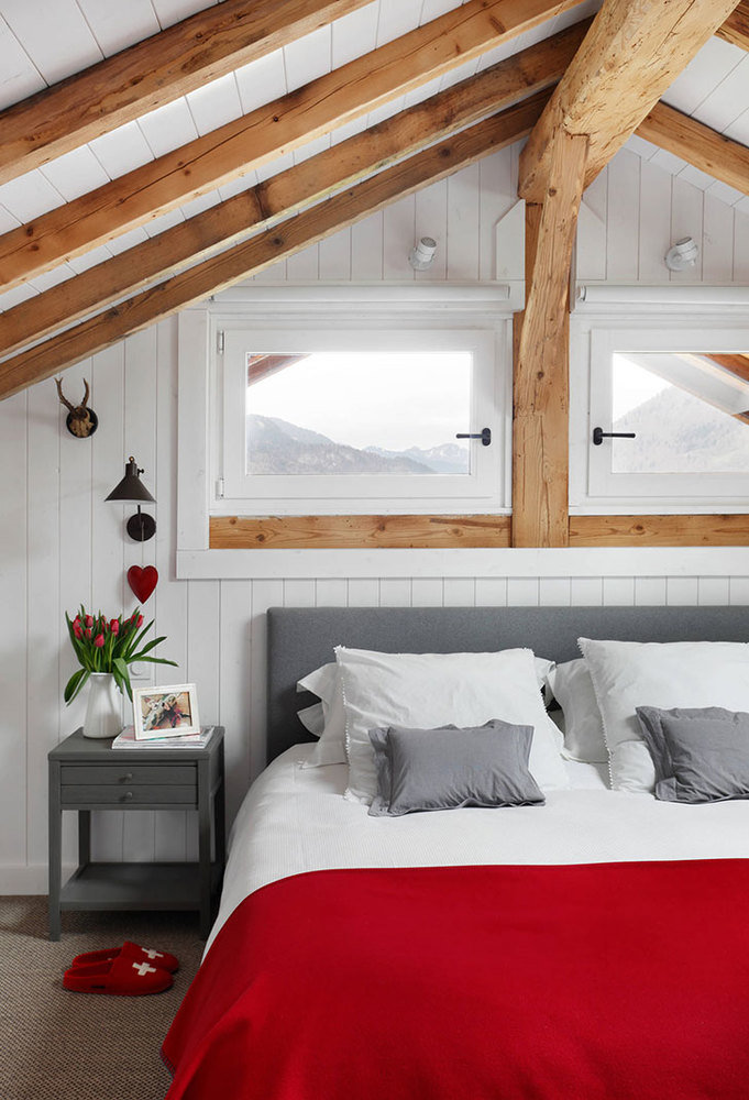 Фотография: Спальня в стиле Скандинавский, Декор интерьера, Дом, Дача, Шале, Дом и дача – фото на INMYROOM