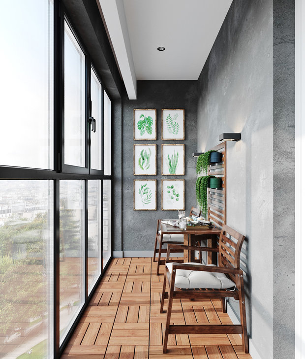 Фото из портфолио Балкон – фотографии дизайна интерьеров на INMYROOM