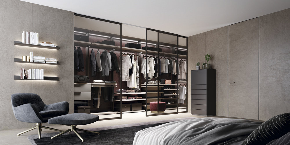 Фотография: Спальня в стиле Минимализм, Гардеробная, гардеробная в спальне, UNION, Спецпроект – фото на INMYROOM Фотография: Спальня в стиле Минимализм, Гардеробная, гардеробная в спальне, UNION, Спецпроект – фото на INMYROOM
