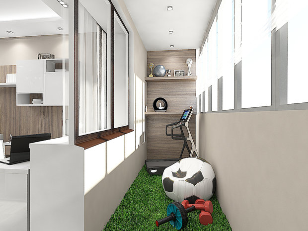 Фотография: Балкон в стиле Современный – фото на INMYROOM