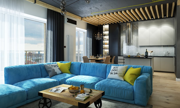 Фото из портфолио лофт гостиной – фотографии дизайна интерьеров на INMYROOM