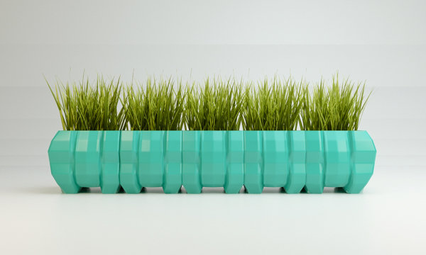 Фото из портфолио Кашпо "caterpillar"  – фотографии дизайна интерьеров на InMyRoom.ru