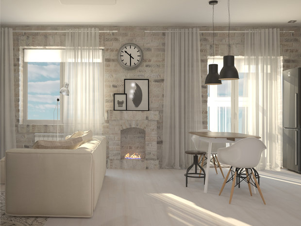 Фото из портфолио монохромная романтика – фотографии дизайна интерьеров на INMYROOM