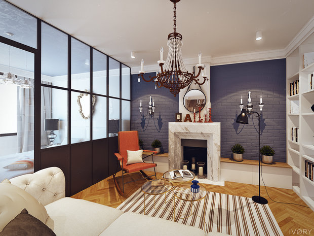Фото из портфолио Квартира в Москве, 85 м. кв – фотографии дизайна интерьеров на INMYROOM
