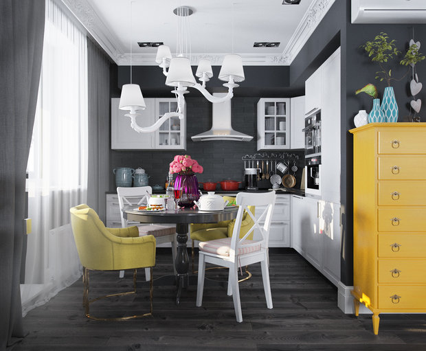 Фото из портфолио Кирова. Легкое ретро. – фотографии дизайна интерьеров на INMYROOM